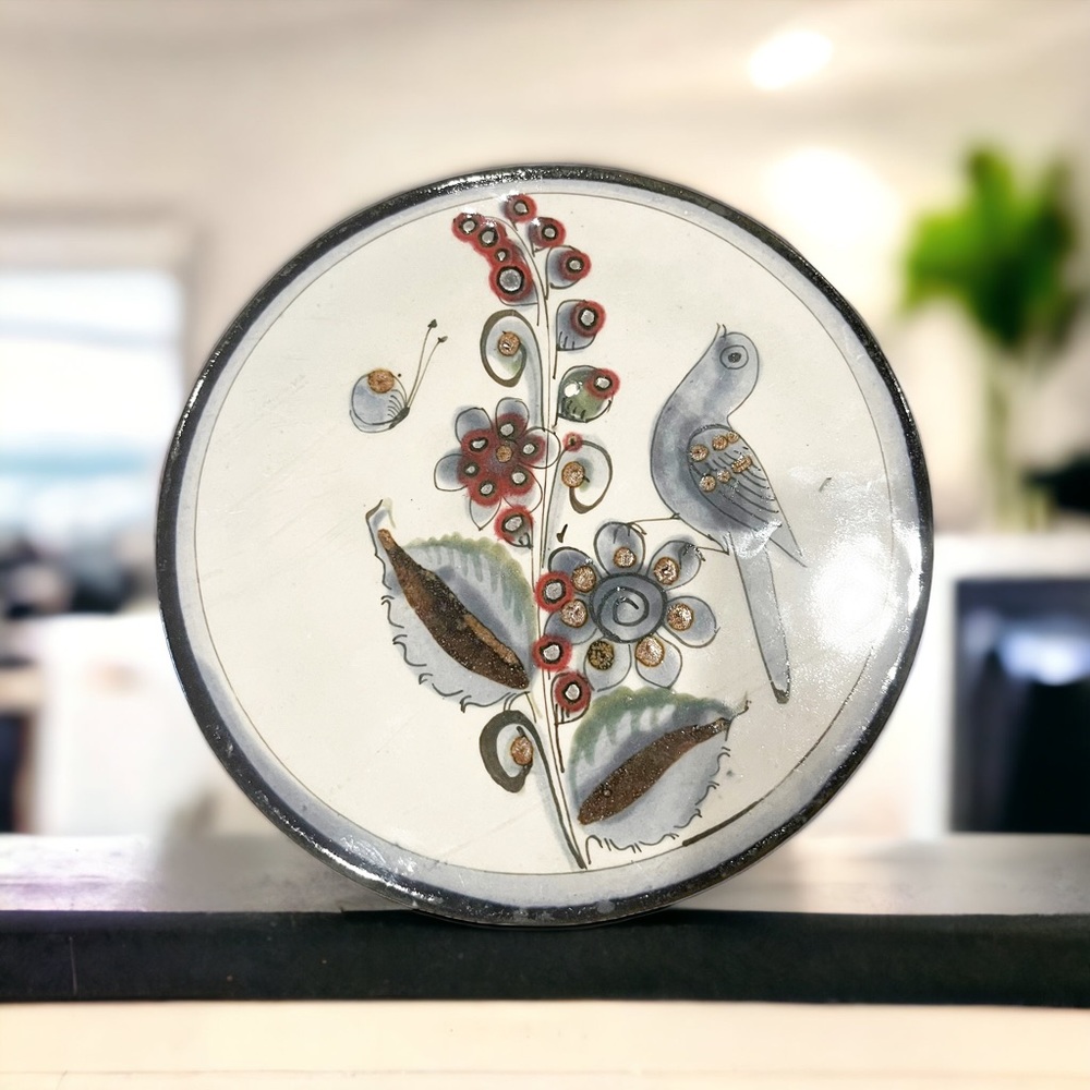 Ken Edwards Trivet Made In Mexico Vintage Ceramic